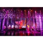 SMX Holographic Projection Screens Holo Gauze 3D Hologram Mesh Screen Used For Stage Wedding Exhibitions