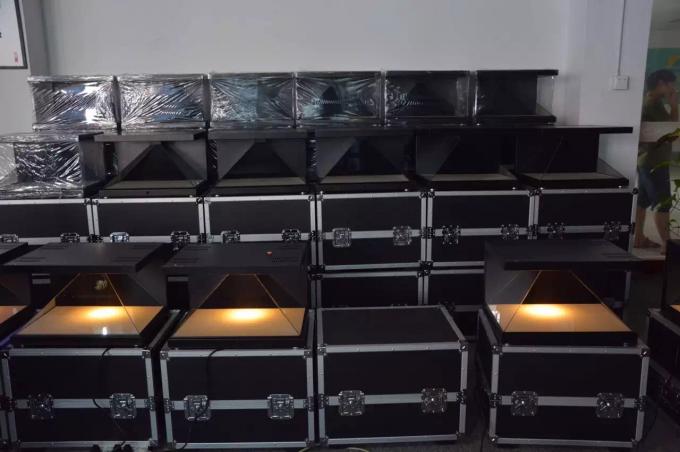 22 дюймовый 3D голографический проектор 270 градусный Holo дисплей Hologram Pyramid Full HD Resolution 3D дисплей Витрина 2