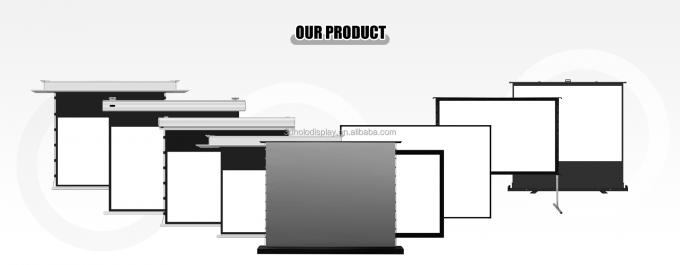 150-дюймовый экранированный проектор ALR с подъемным экраном для UST-проектора, вытягиваемый дисплей отторжения окружающего света 5