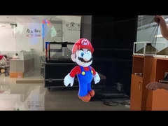 большой прозрачный голографический экран из голографической марли для сценического голографического шоу