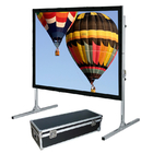 332×186cm 16:9 Fast Folding Projection Screen Outdoor With Aluminium Frame