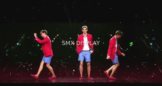 Качество Поставьте толщину дисплея 95um фольги репроектора Hologram Musion голографическую Фабрика