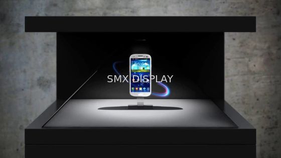 Качество дисплей 3 пирамиды Холограм витрины дозора 3Д Холо встает на сторону 32 дюйма Фабрика