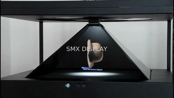 качество дисплей 350cd/m2 3D голографический закалил стеклянную коробку Holocube Hologram 3D Фабрика