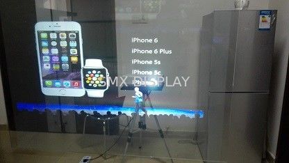 Качество Фильм окна задней проекции собственной личности слипчивый/прозрачный голографический фильм на открытом воздухе Фабрика