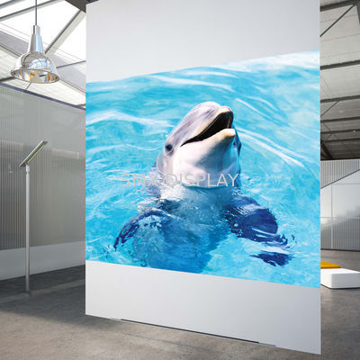 Высококонтрастная белая задняя проекционная пленка 3D голографическая проекционная пленка для окон магазинов