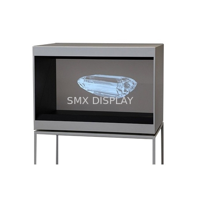 сторона 42inch 1 180 пирамида Hologram рекламы витринного шкафа 3D степени голографическая
