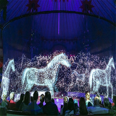 Качество Большой экран проектора Голограмма Газа Белый серый Черный Голограмм сетка экран Фабрика