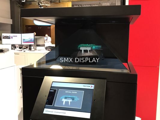 Качество 22" технологии Холограм 3Д витрины пирамиды Холограм коробка виртуальной голографическая Фабрика