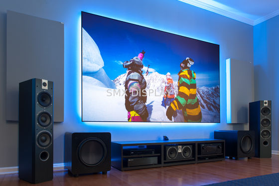 Качество 16/9 экранов проекции зеро экрана фиксированной рамки края анти- светлых для домашнего кино Фабрика