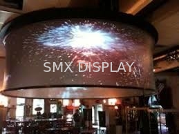 Размеры экрана проекции 360 градусов большие изогнутые изготовленные на заказ с стойкой