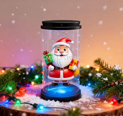 Качество Christmas Gift Mini 3D Hologram Display Handheld Animation Showcase 5inch Holo Tube Фабрика