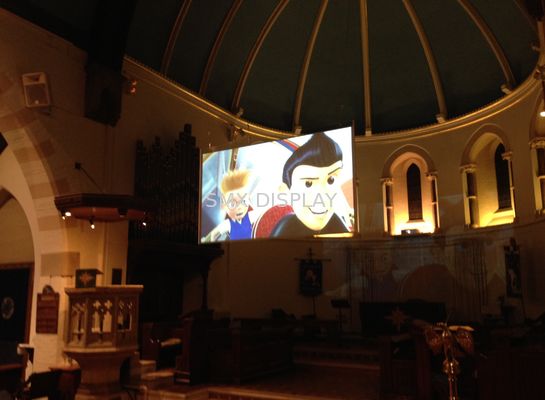 Качество Слипчивый фильм экрана задней проекции, на открытом воздухе прозрачный фильм проекции Фабрика