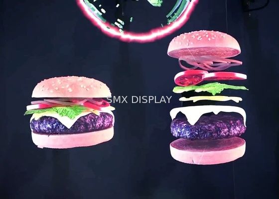 Качество Голографическая рекламируя 3Д степень 3Д дисплея 176 живет проекция Холограм Фабрика