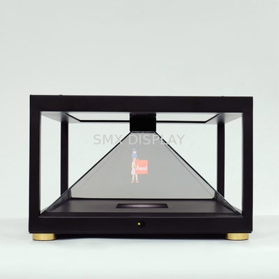 Закаленный стеклянный 3D голографический дисплей Hologram металлического листа 3d витрины AC110V