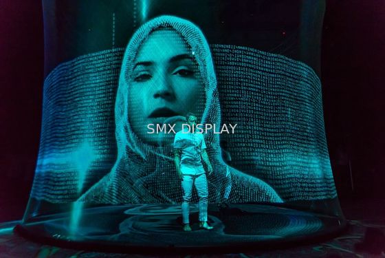 Качество Экран проекции 3D марли 50m Hologram прозрачный голографический Фабрика