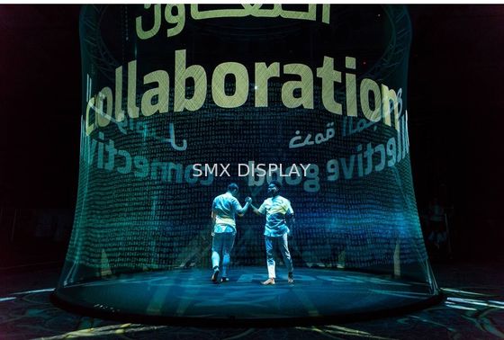 качество Длина фильма 30m проекции Pepperscrim голографическая для на открытом воздухе рекламы Фабрика