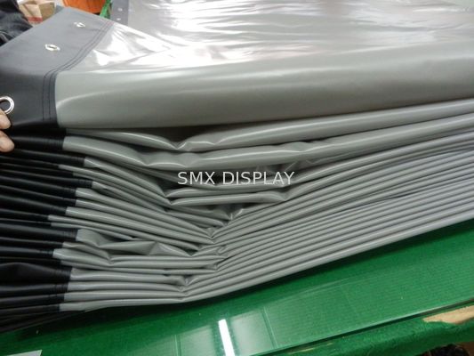 Качество Гибкие серебр белизна/3D/задий Eyelets экран проекции с отверстиями вокруг Фабрика