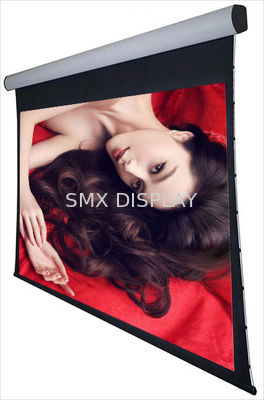 Качество Огородите экраны проекции потолка 3D напряженные платой моторизованные 120" для домашнего кино Фабрика