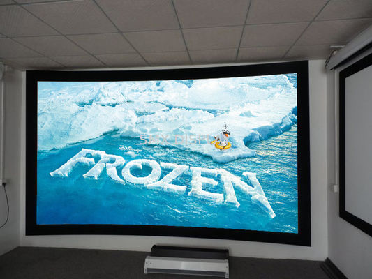 Качество Высокое определение 200" 250" изогнуло экран проекции для системы имитатора кино HD Фабрика