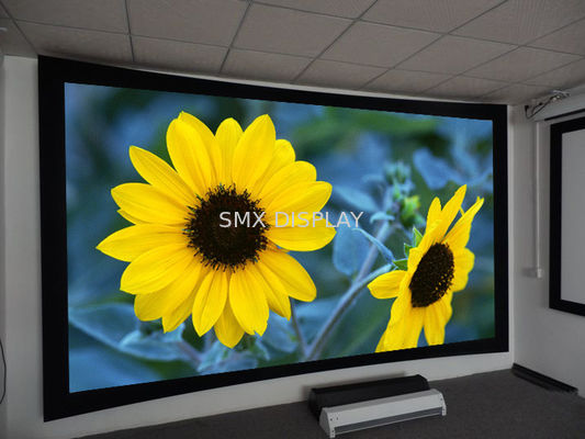 Качество Кино ROHS изогнуло экран фикчированной рамки, стену установленные экраны для репроекторов Фабрика