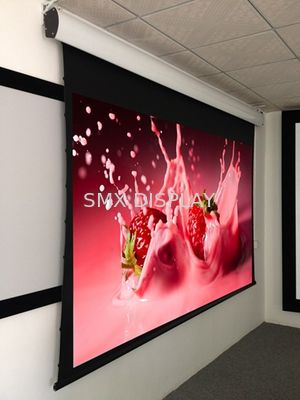 Качество Потолок утопил напряженный платой моторизованный экран проекции с белизной Hd гибкой Фабрика