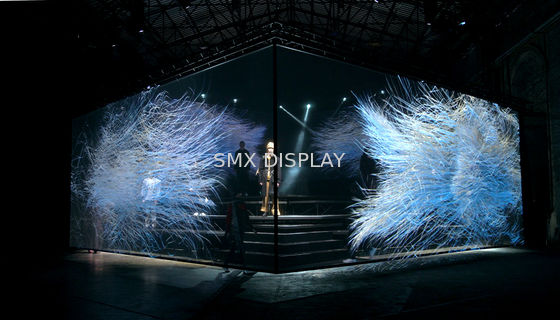 Качество Материал полиамида экрана прозрачной марли проекции Hologram 3D голографический Фабрика